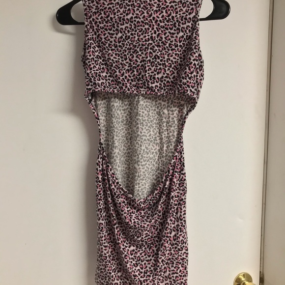CULUWATU BRAND BABY PINK CHEETAH PRINT DRESS - Picture 7 of 7